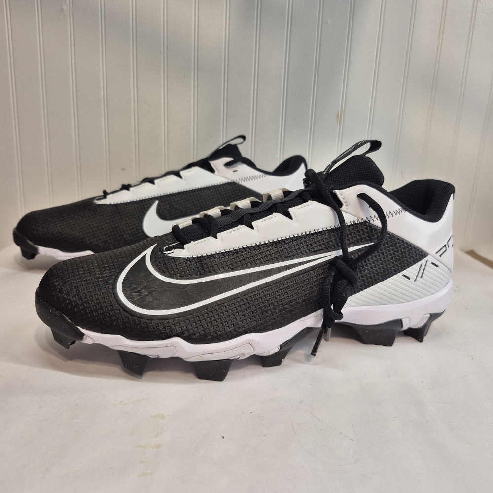 Nike Vapor Edge Shark 2 Men’s Size 13 Black & White Football Cleats DH5088-001